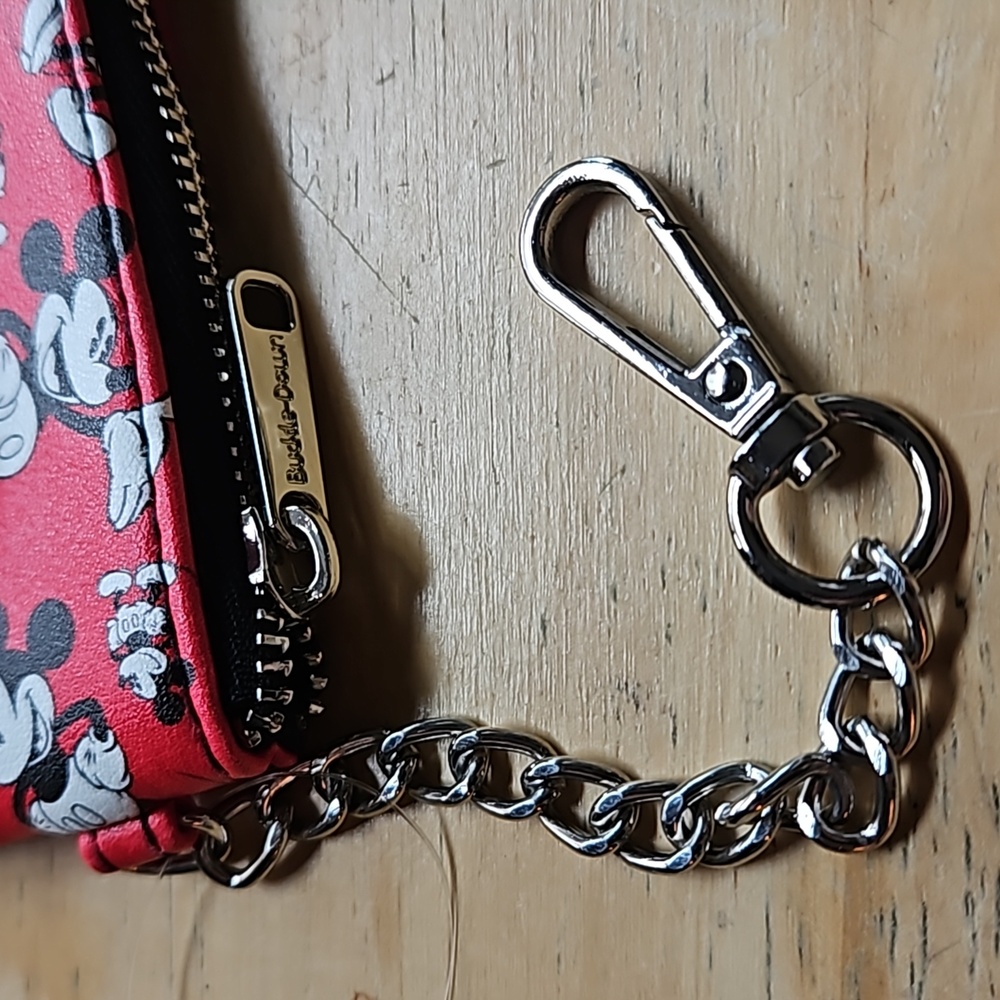 DISNEY BUCKLE DOWN MICKEY COIN POUCH - Picture 8 of 13